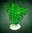 Kunstpflanze grün ca 10 cm